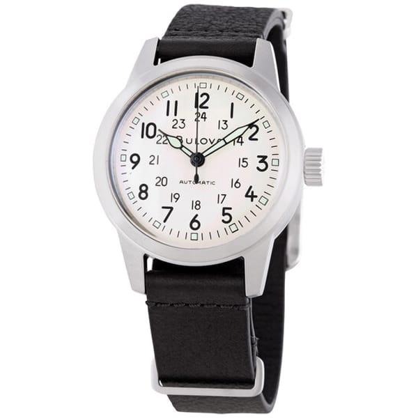Relógio Bulova Hack Automático Marfim Masculino 96A246