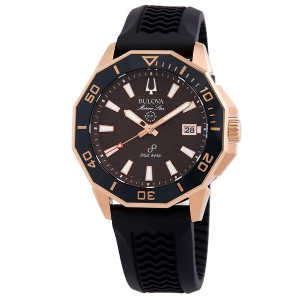 Relógio Bulova Marine Star HPQ Precisionist Quartzo Marrom Masculino 98B421