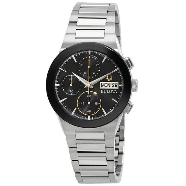 Relógio Bulova Millennia Cronógrafo Quartzo Preto Masculino 96C149