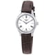 Relógio Tissot Tradition 5.5 Branco Couro Marrom Feminino T063.009.16.018.00
