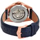 Relógio Bulova Sutton Automático Esqueleto Prata Masculino 97A161