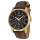 Relógio Citizen Dress Eco-Drive Preto Couro Marrom Masculino BU2013-08E
