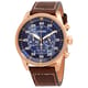 Relógio Citizen Avion Cronógrafo Eco-Drive Azul Masculino CA4213-18L