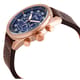 Relógio Citizen Avion Cronógrafo Eco-Drive Azul Masculino CA4213-18L