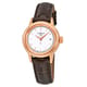 Relógio Tissot Carson Branco Couro Marrom Feminino T0852103601100