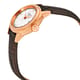 Relógio Tissot Carson Branco Couro Marrom Feminino T0852103601100