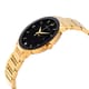 Relógio Bulova Diamante Preto Dourado Masculino 97D116