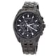 Relógio Citizen Perpétuo Alarme Cronógrafo Quartzo Preto Masculino AT9127-80E