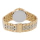 Kit Relógio Bulova Crystal Quartzo Champagne Masculino com Colar 98K113