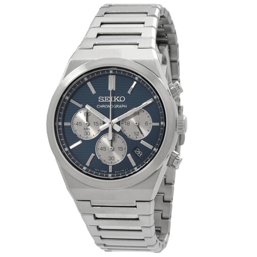 Relógio Seiko Sport Cronógrafo Quartzo Azul Masculino SSB453P1