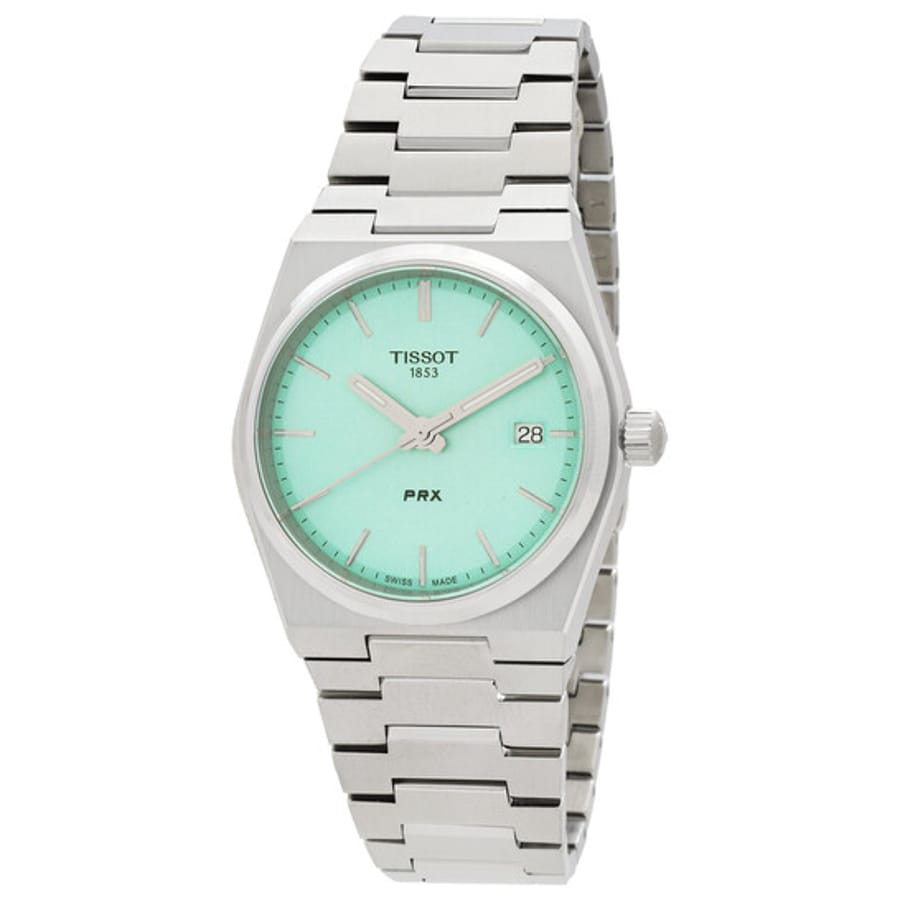 Relógio Tissot PRX Quartzo Verde Claro 35mm Feminino T1372101109100