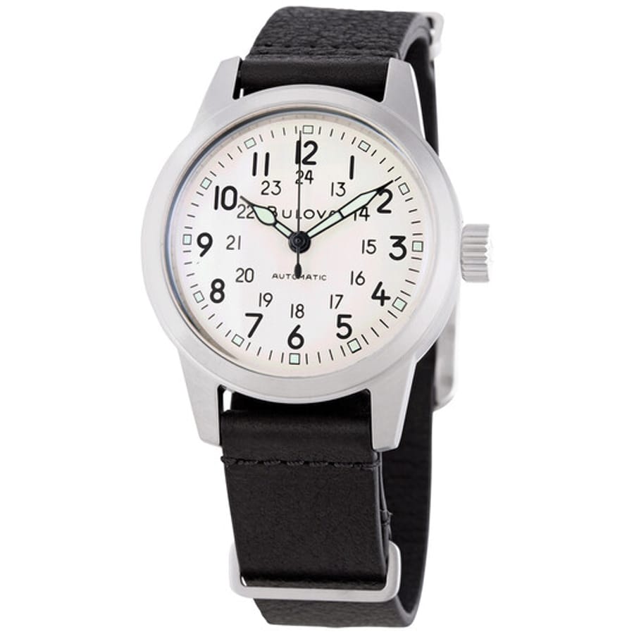 Relógio Bulova Hack Automático Marfim Masculino 96A246
