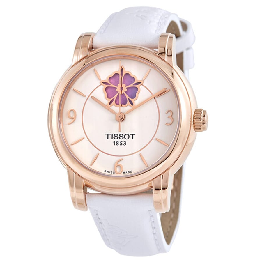 Relógio Tissot Lady Heart Automático Branco Feminino T050.207.37.017.05