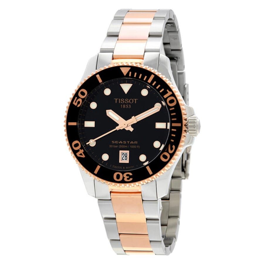 Relógio Tissot Seastar Quartzo Preto T1202102205101