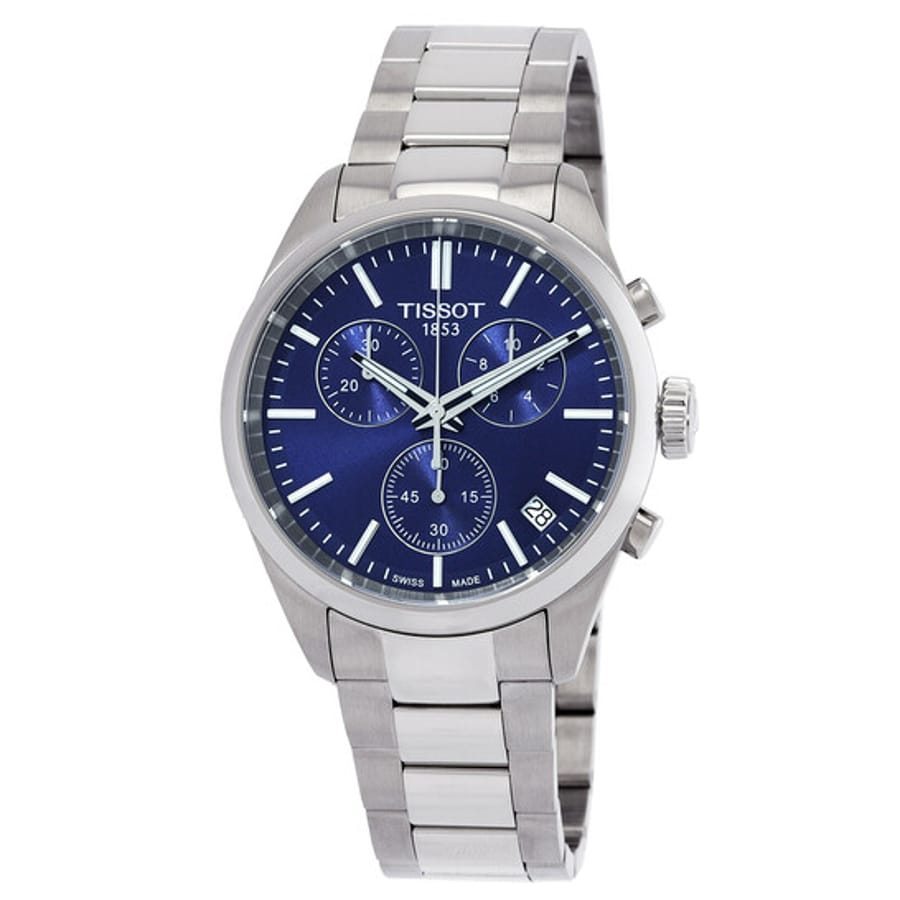 Relógio Tissot PR 100 Cronógrafo Quartzo Azul Masculino T1504171104100