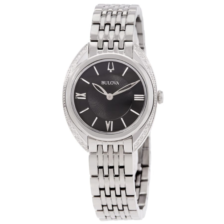 Relógio Bulova Classic Quartzo Preto Feminino 96R252