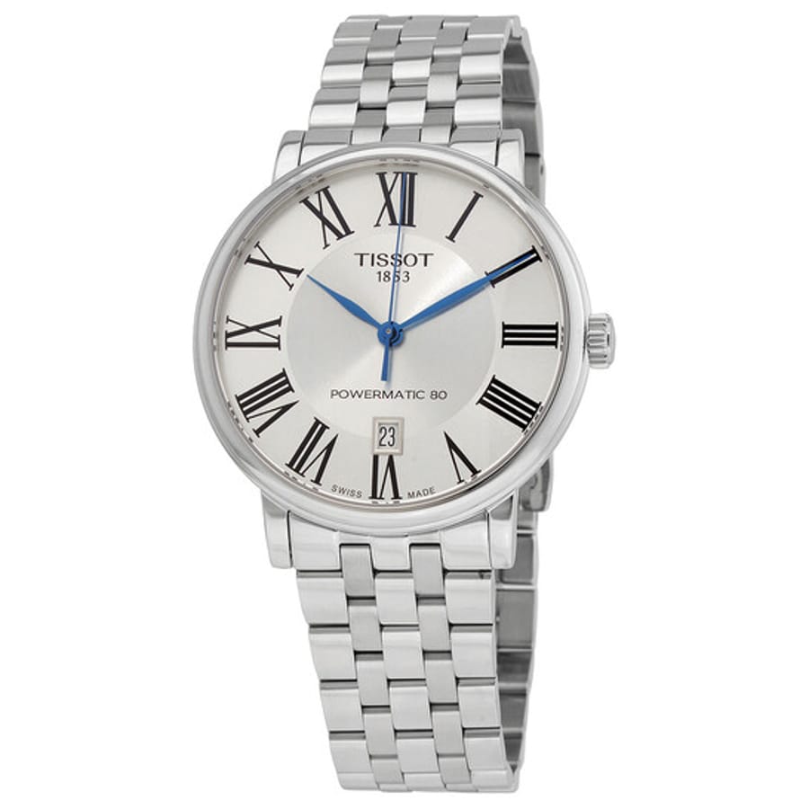 Relógio Tissot Carson Powermatic 80 Automático Prata Masculino T122.407.11.033.00