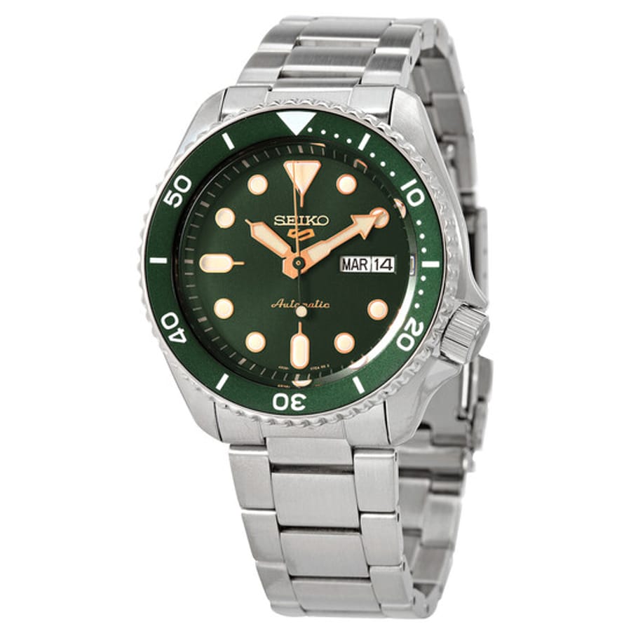 Relógio Seiko 5 Sports Automático Verde Masculino SRPD63K1