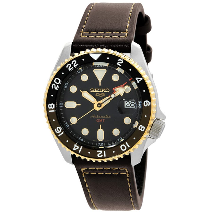 Relógio Seiko 5 Sports SKX GMT Automático Preto Masculino SSK036