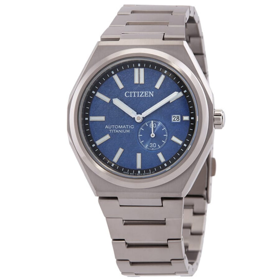 Relógio Citizen Zenshin Automático Azul Masculino NJ0180-80L