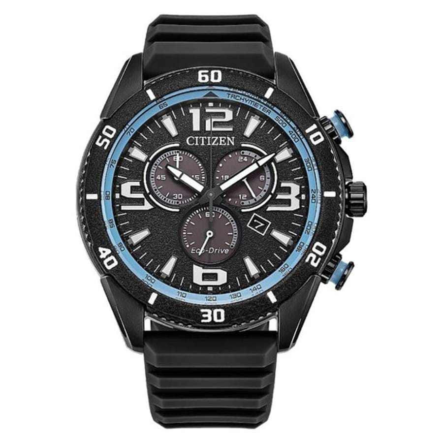Relógio Citizen Brycen Cronógrafo Preto Masculino AT2587-02E