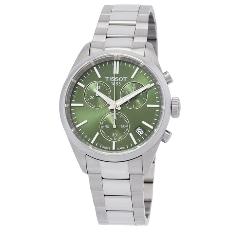 Relógio Tissot PR 100 Cronógrafo Quartzo Verde Masculino T150.417.11.091.00