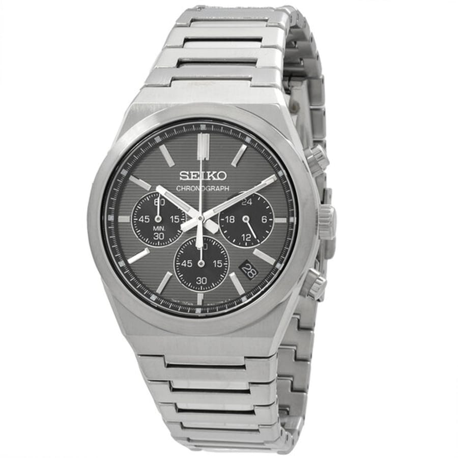 Relógio Seiko Sport Cronógrafo Quartzo Cinza Masculino SSB455P1