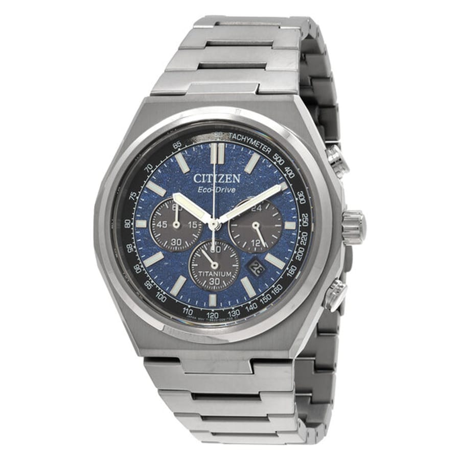 Relógio Citizen Zenshin Cronógrafo Azul Masculino CA4610-85L