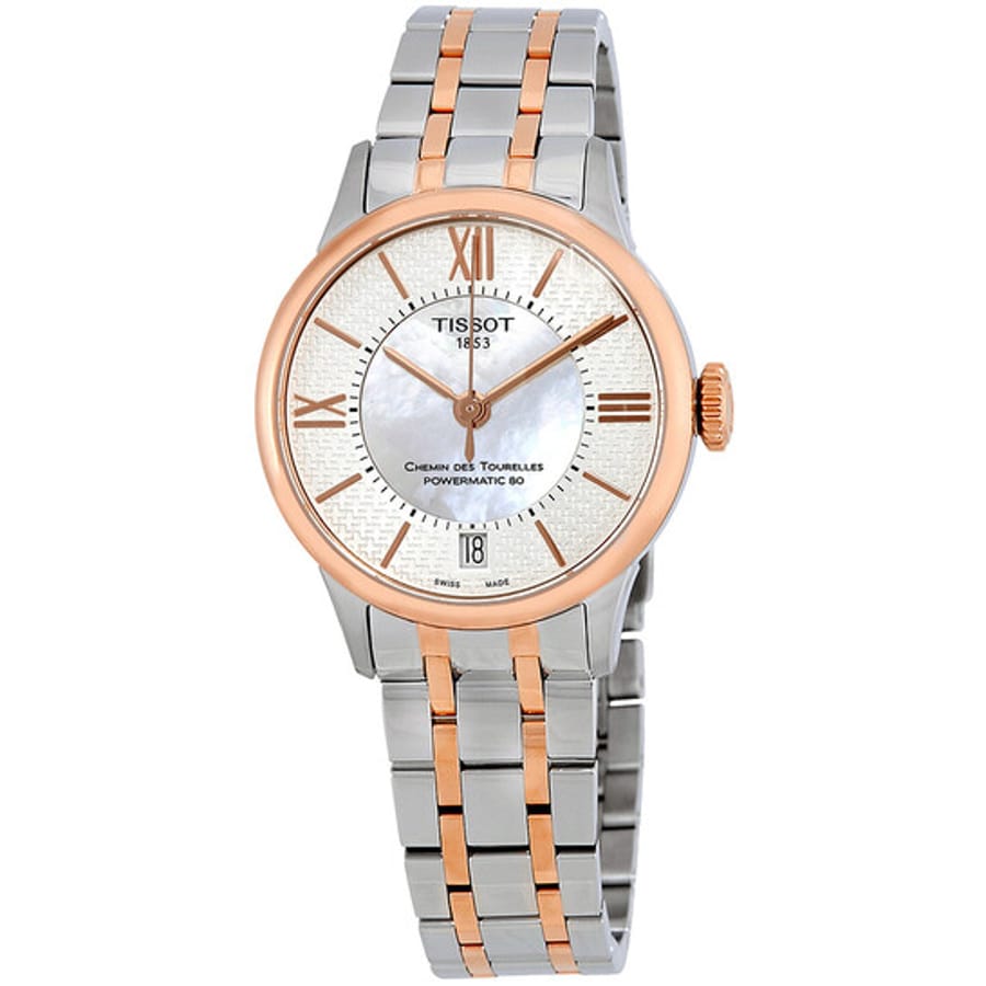 Relógio Tissot Chemin Des Tourelles Madrepérola Feminino T099.207.22.118.01