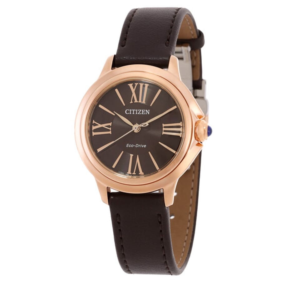 Relógio Citizen L Ceci Eco-Drive Marrom Feminino EM1163-09X
