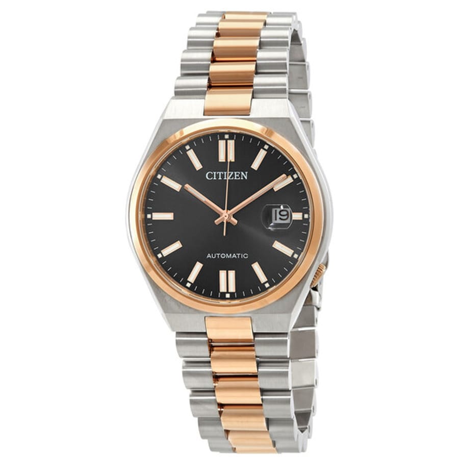Relógio Citizen Tsuyosa Automático Preto Bicolor Masculino NJ0154-80H