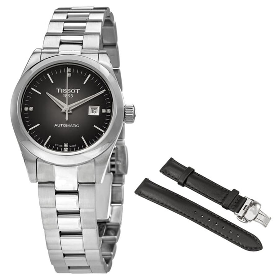 Relógio Tissot T-My Lady Automático Diamante Antracite Feminino T132.007.11.066.00