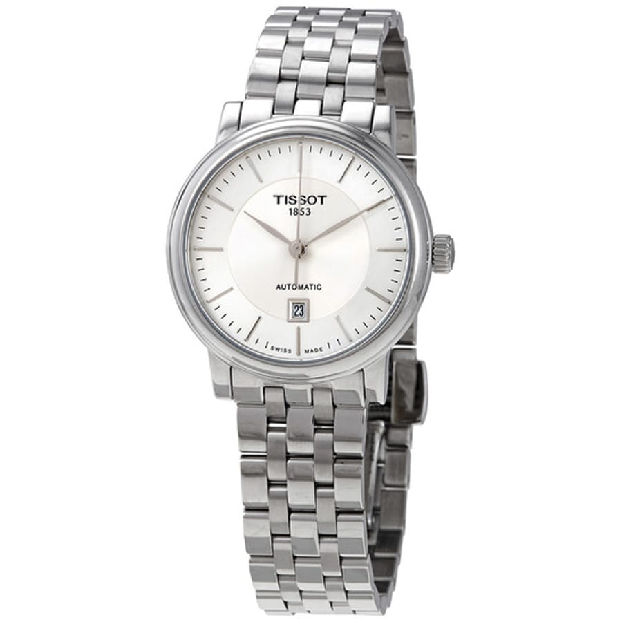 Relógio Tissot Carson Automático Prata Feminino T122.207.11.031.00