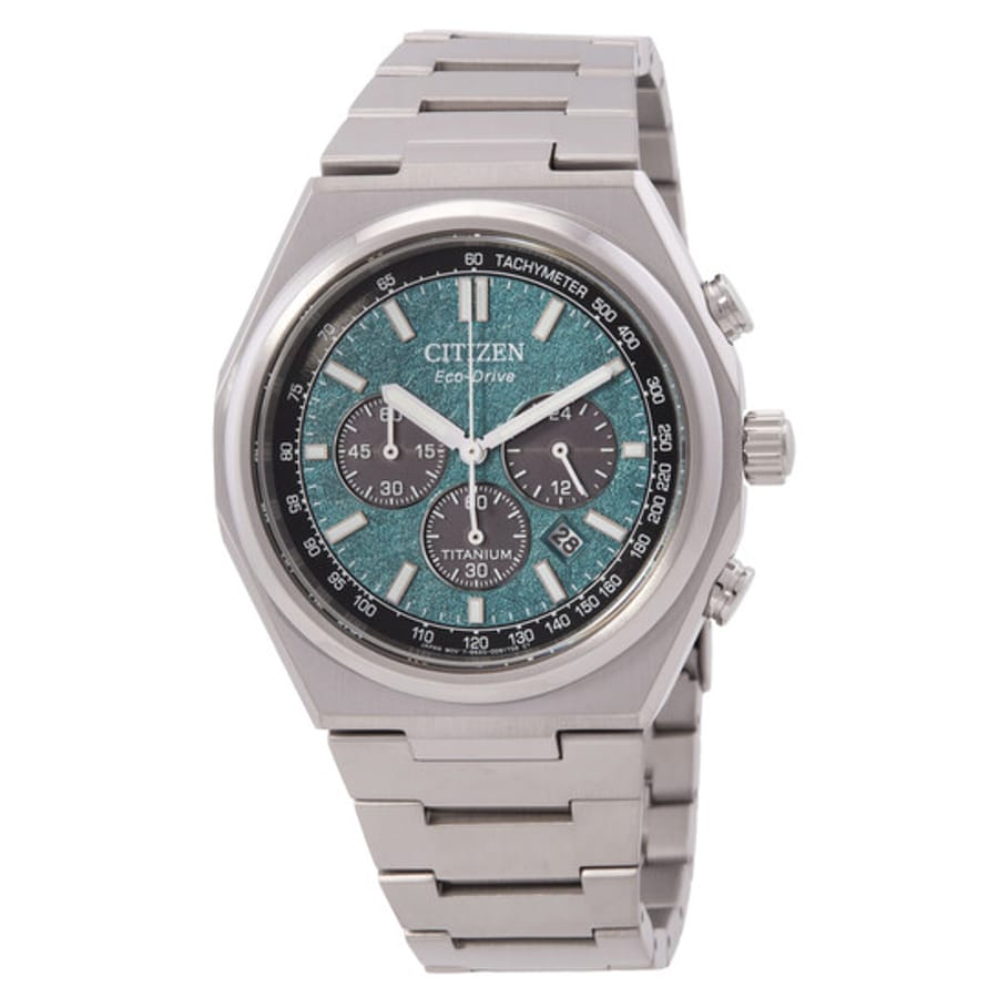 Relógio Citizen Zenshin Cronógrafo Verde Masculino CA4610-85X