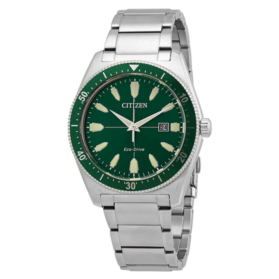 Relógio Citizen Eco-Drive Verde Masculino AW1598-70X