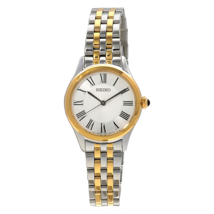 Relógio Seiko Classic Quartzo Branco Feminino SUR612P1