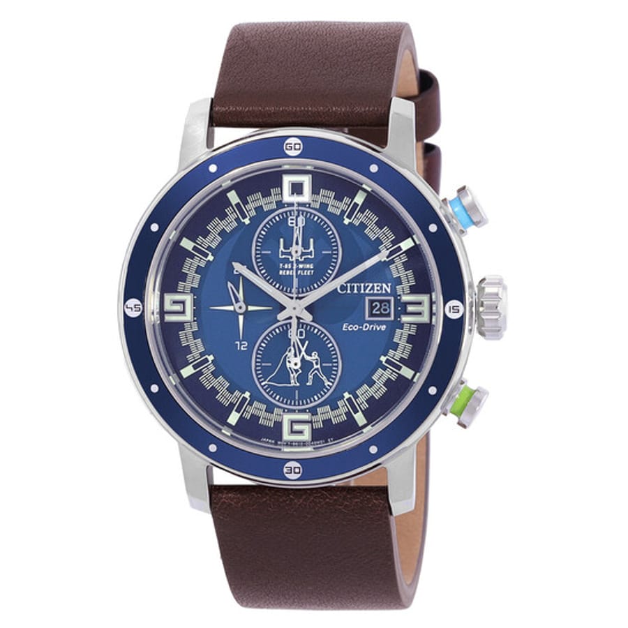 Relógio Citizen Luke Skywalker Cronógrafo Azul Masculino CA0768-07W