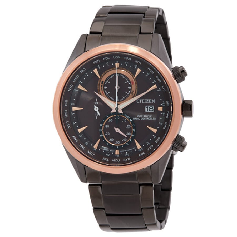 Relógio Citizen Perpétuo Cronógrafo Vermelho Masculino AT8267-51X
