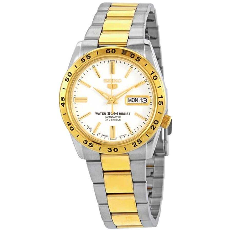 Relógio Seiko 5 Automático Branco SNKE04J1