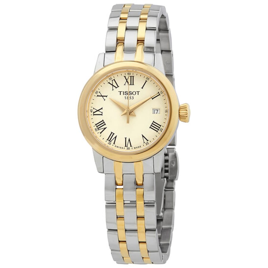 Relógio Tissot Classic Dream Quartzo Marfim Feminino T129.210.22.263.00