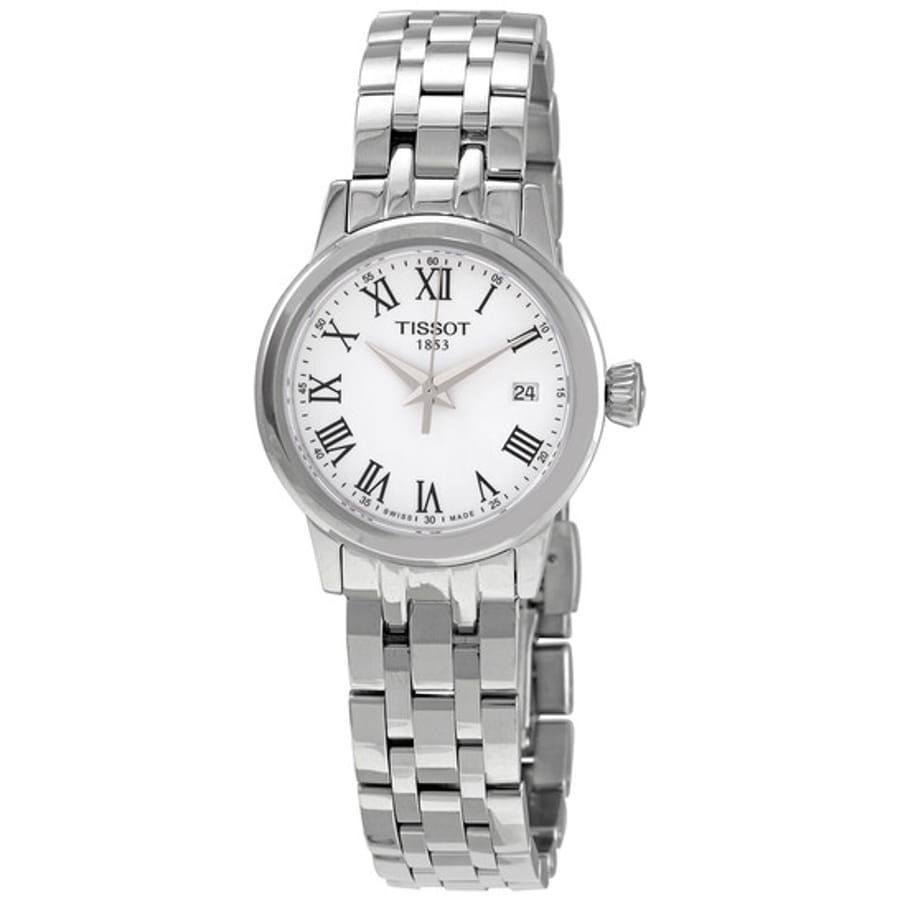 Relógio Tissot Classic Dream Quartzo Branco Feminino T129.210.11.013.00