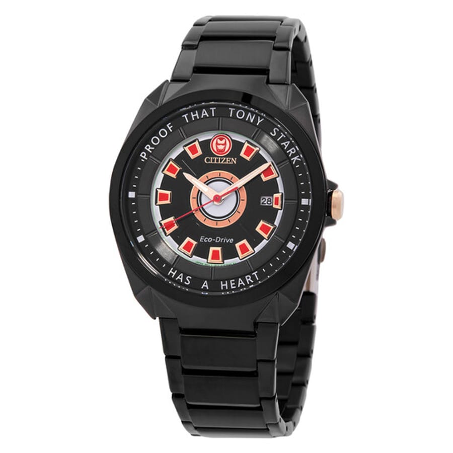 Relógio Citizen Marvel Tony Stark I Love You 3000 Masculino AW1019-52W