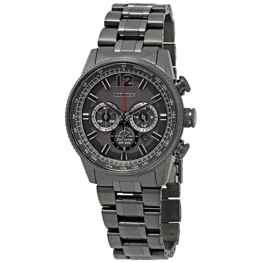 Relógio Citizen Nighthawk Cronógrafo Cinza Masculino CA4377-53H