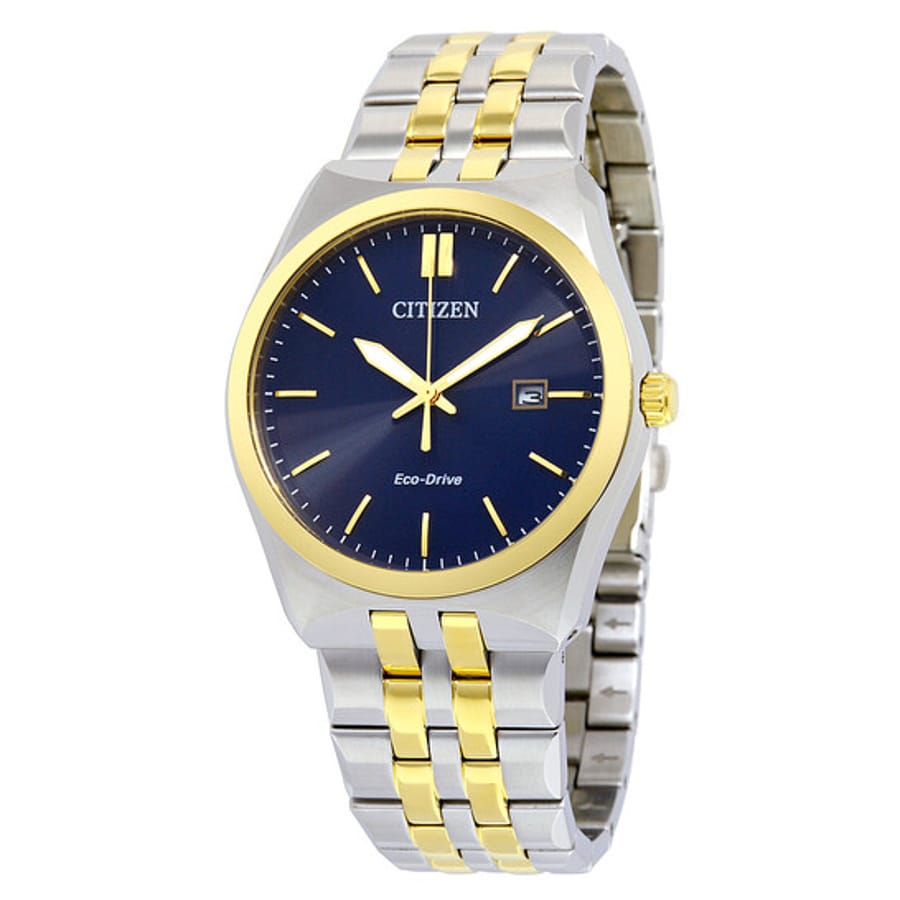 Relógio Citizen Corso Eco-Drive Azul Bicolor Masculino BM7334-58L