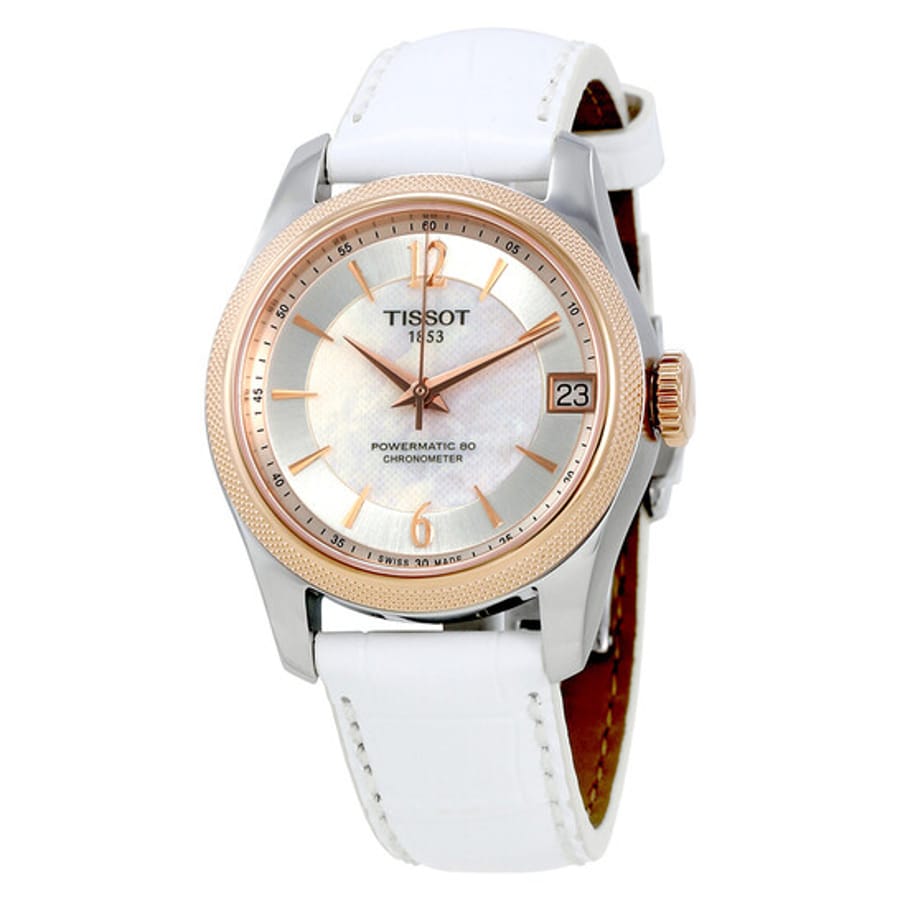 Relógio Tissot T-Classic Ballade Automático Madrepérola Feminino T108.208.26.117.00