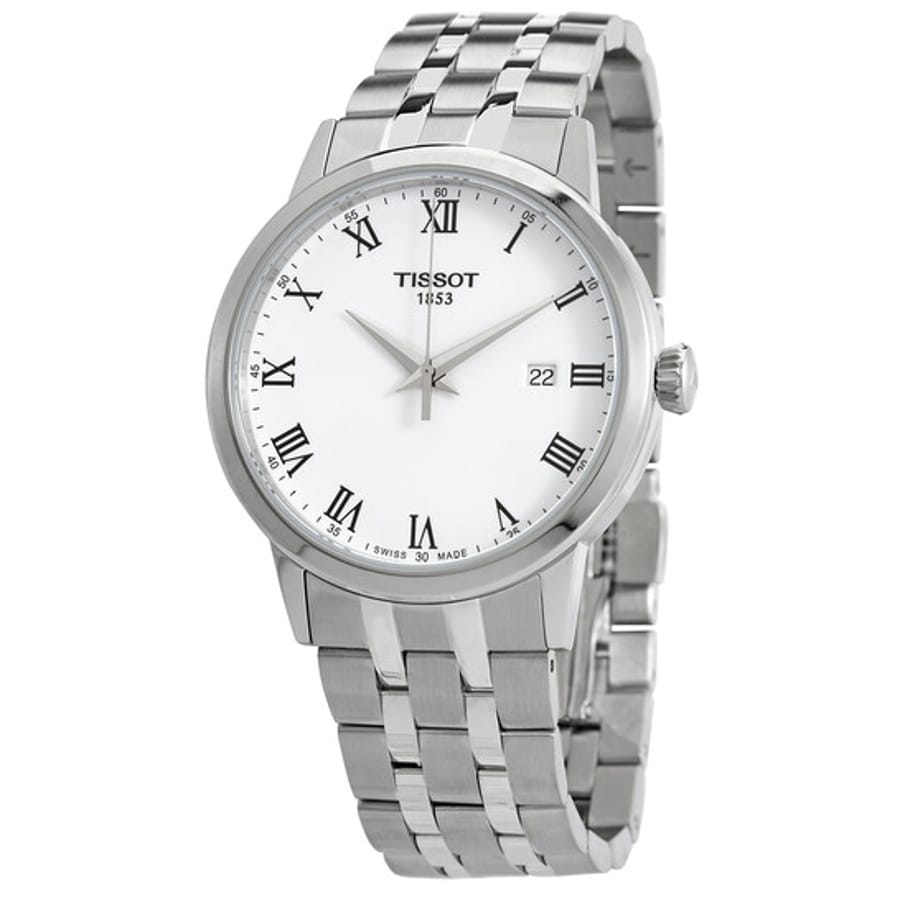 Relógio Tissot Classic Dream Quartzo Branco Masculino T129.410.11.013.00