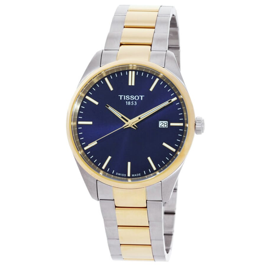 Relógio Tissot PR 100 Quartzo Azul Bicolor Masculino T1504102204100