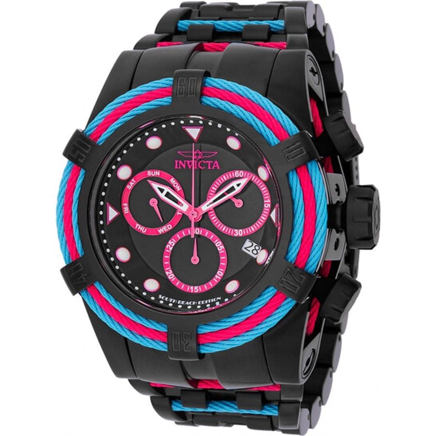 Relógio Invicta Bolt South Beach Cronógrafo Quartzo Preto Masculino 48605