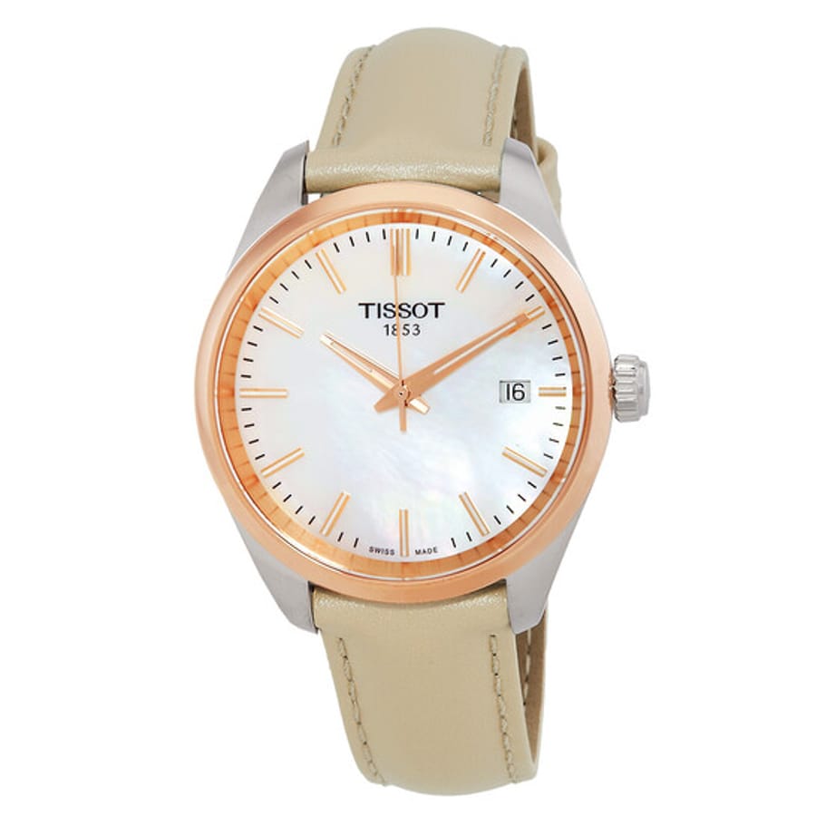 Relógio Tissot PR 100 Quartzo Madrepérola Branca Feminino T1502102611100