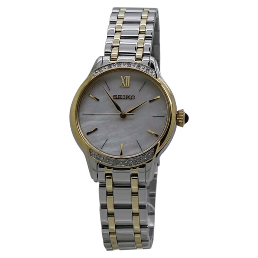 Relógio Seiko Quartzo Creme Feminino SRZ544P1